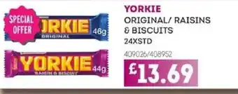 Bestway YORKIE Original/ raisins & biscuits offer