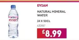 Bestway EVIAN Natural mineral water offer