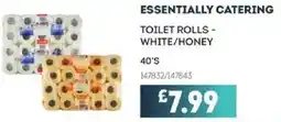 Bestway ESSENTIALLY CATERING Toilet rolls- white/honey offer