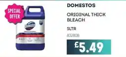 Bestway DOMESTOS Original thick bleach offer