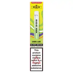 Iceland SKE 600 Pro Lemon & Lime Prefilled Pod Kit 20mg/ml offer