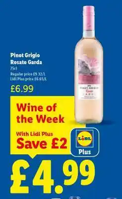 Lidl Pinot Grigio Rosato Garda offer