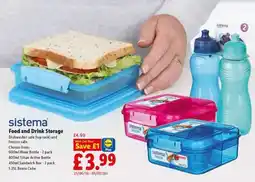 Lidl Sistema Food and Drink Storage offer