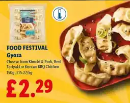 Lidl FOOD FESTIVAL Gyoza offer