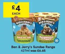 SuperValu Ben & Jerry's Sundae Range offer
