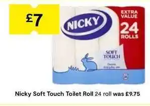 SuperValu Nicky Soft Touch Toilet Roll offer
