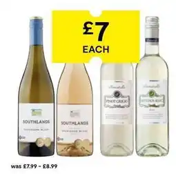 SuperValu Southlands Sauvignon Blanc offer