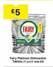 SuperValu Fairy Platinum Dishwasher Tablets offer