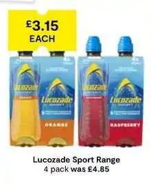 SuperValu Lucozade Sport Range offer