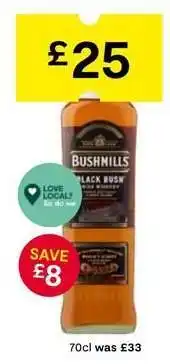SuperValu Bushmills Black Bush Irish Whiskey offer