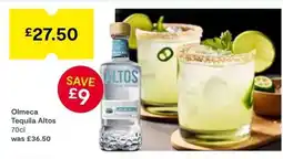 SuperValu Olmeca Tequila Altos 70cl offer
