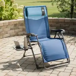 Costco Timber Ridge Zero Gravity Folding Lounger with Side Table offer