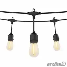 Costco Artika Eclipse 42ft (12.8m) 20 LED Outdoor Solar String Lights Set offer