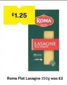 SuperValu Roma Flat Lasagne 250g offer