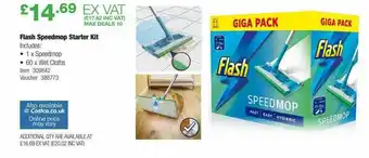 Costco Flash Speedmop Starter Kit offer
