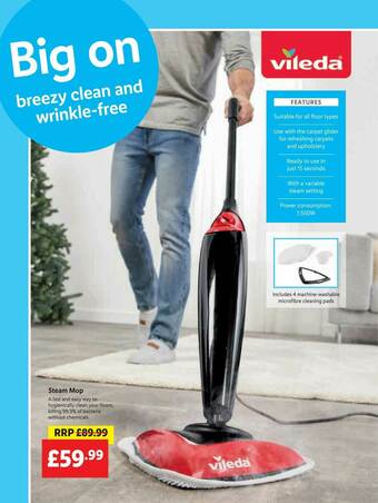 Lidl Steam Mop offer