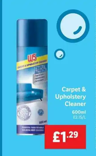 Lidl Carpet & Upholstery Cleaner offer
