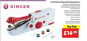 Lidl Handheld Sewing & Mending Machine offer