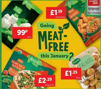Lidl Meat Free offer