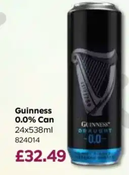 Bestway Guinness 0.0% Can offer