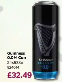 Bestway Guinness 0.0% Can offer