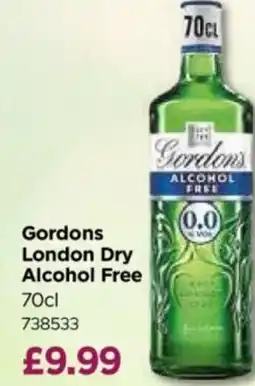 Bestway Gordons London Dry Alcohol Free offer