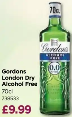 Bestway Gordons London Dry Alcohol Free offer