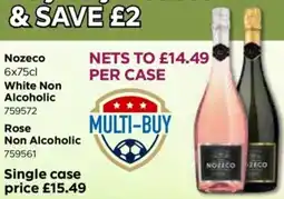 Bestway Nozeco White Non Alcoholic, Rose Non Alcoholic offer