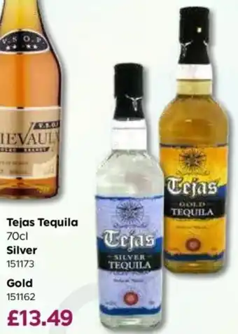 Bestway Tejas Tequila Silver and Gold offer