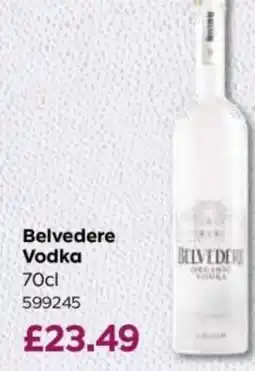 Bestway Belvedere Vodka offer