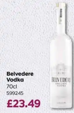 Bestway Belvedere Vodka offer