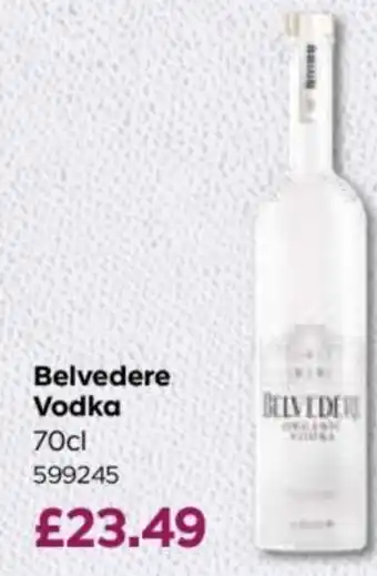 Bestway Belvedere Vodka offer