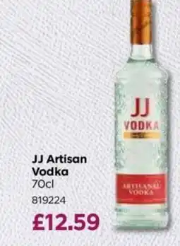 Bestway JJ Artisan Vodka offer