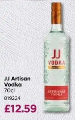 Bestway JJ Artisan Vodka offer