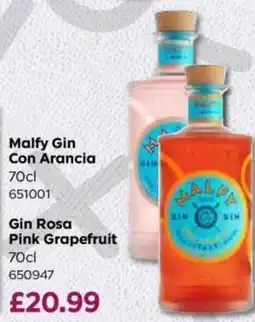 Bestway Malfy Gin Con Arancia Gin Rosa Pink Grapefruit offer