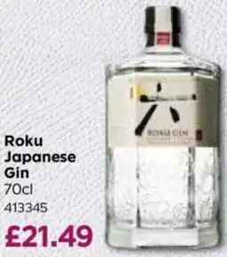 Bestway Roku Japanese Gin offer