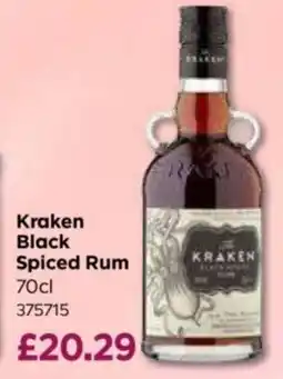 Bestway Kraken Black Spiced Rum offer
