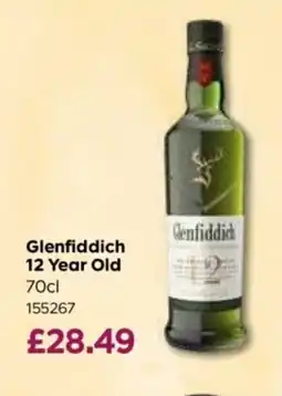 Bestway Glenfiddich 12 Year Old offer