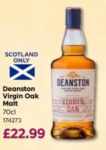 Bestway Deanston Virgin Oak Malt offer