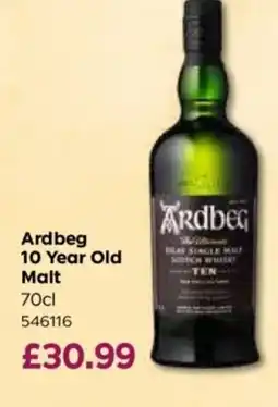 Bestway Ardbeg 10 Year Old Malt offer