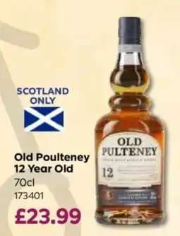 Bestway Old Poulteney 12 Year Old offer