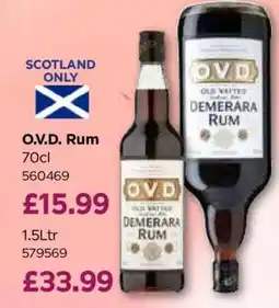 Bestway O.V.D. Rum 70cl offer