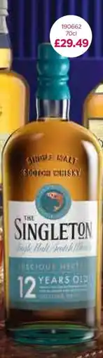 Bestway The Singleton 12 Years Old offer