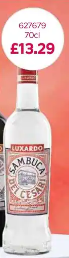 Bestway Luxardo Sambuca dei Cesari offer