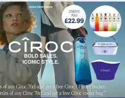 Bestway Cîroc Vodka offer