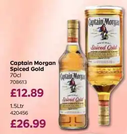 Bestway Captain Morgan Spiced Gold 70cl offer