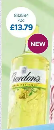 Bestway Gordon's Sicilian Lemon Distilled Gin offer