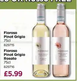 Bestway Fioroso Pinot Grigio / Fioroso Pinot Grigio Rosato offer