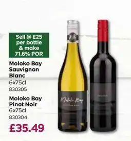Bestway Moloko Bay Sauvignon Blanc & Pinot Noir offer