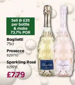 Bestway Baglietti Prosecco & Sparkling Rosé offer